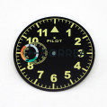 Циферблат для часов Молния Pilot черный CPI-002 - 1